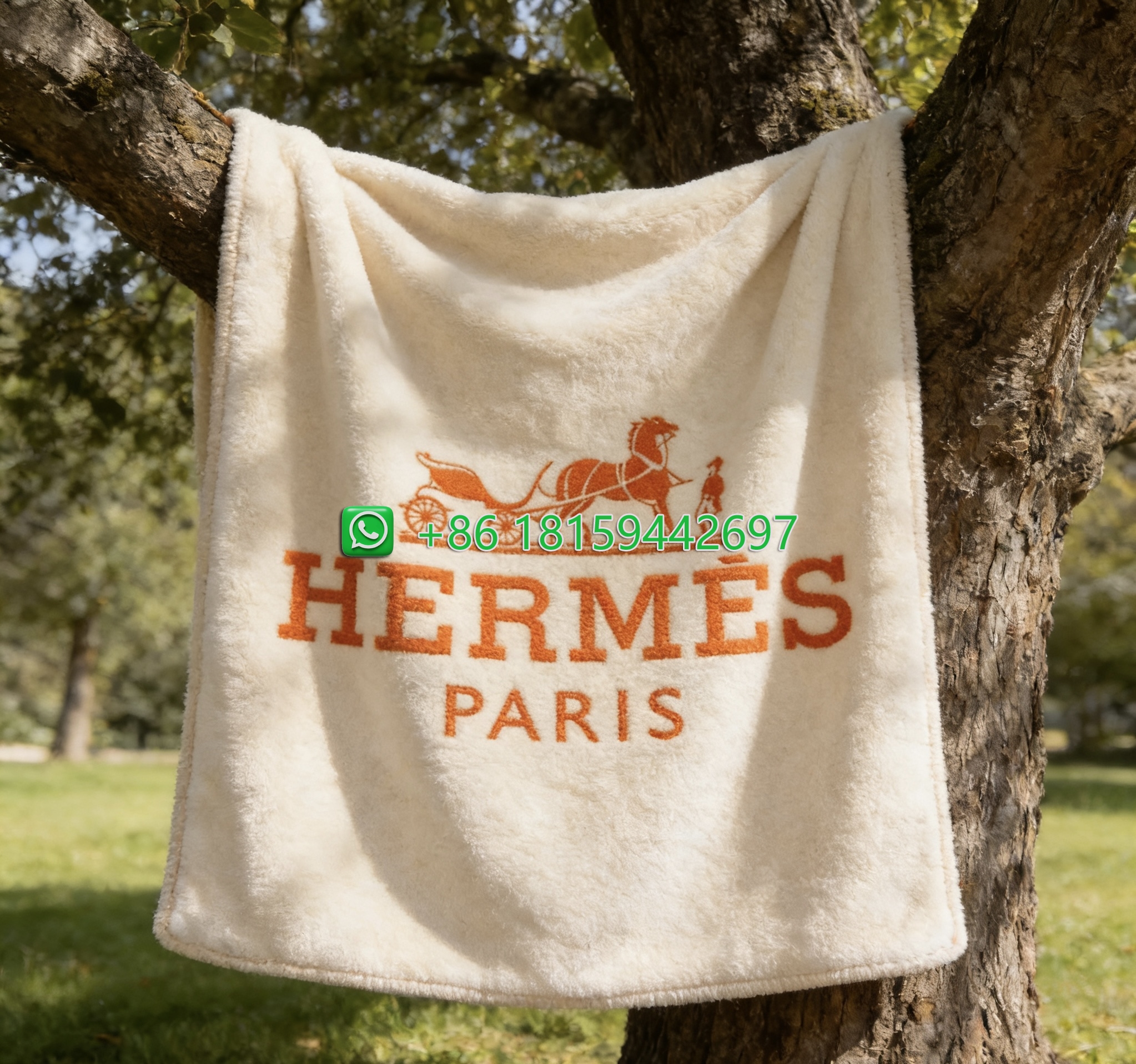 Hermes Throw Blankets